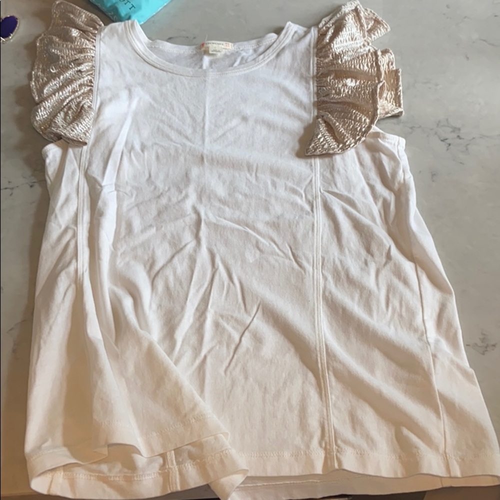 Cute white and gold shirt